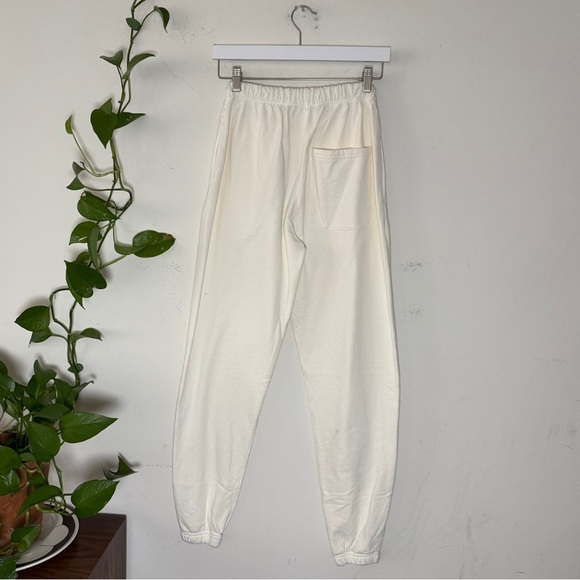 California Incline Classic Logo Made in LA Cream Sweatpant Joggers - S - NEW - Picture 5 of 12